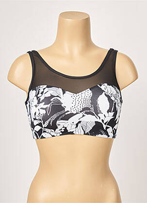 Haut de maillot de bain haut soutien-gorge moulé haut soutien-gorge moulé noir MOONTIDE femme