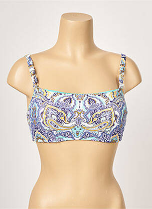 Haut de maillot de bain haut soutien-gorge emboitant haut soutien-gorge emboitant bleu SEAFOLLY femme