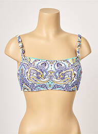 Haut de maillot de bain haut soutien-gorge emboitant haut soutien-gorge emboitant bleu SEAFOLLY femme