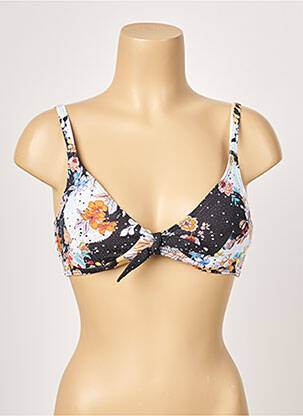 Haut de maillot de bain haut soutien-gorge moulé haut soutien-gorge moulé noir PIHA femme