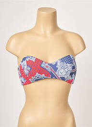 Haut de maillot de bain haut bandeau haut bandeau bleu SEAFOLLY femme