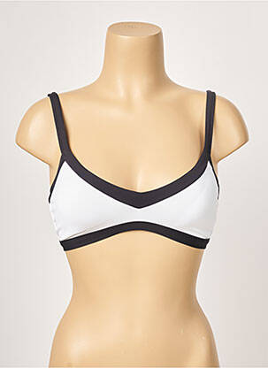 Haut de maillot de bain haut soutien-gorge moulé haut soutien-gorge moulé blanc SEAFOLLY femme