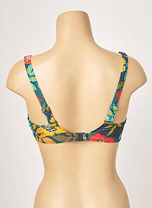 Haut de maillot de bain haut soutien-gorge emboitant haut soutien-gorge emboitant bleu YSABEL MORA femme