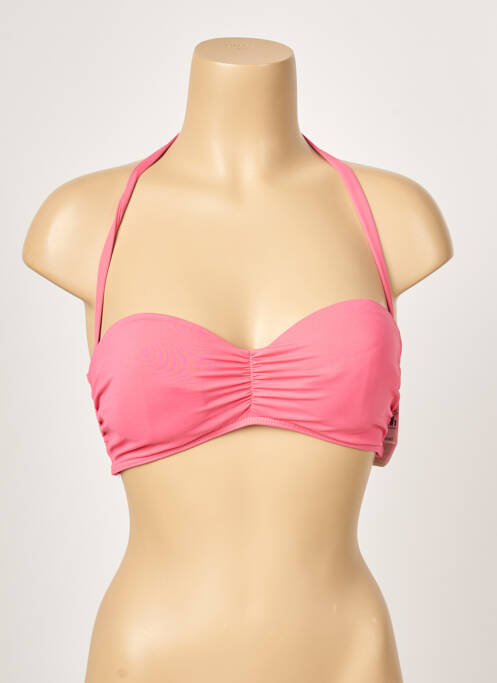 Haut de maillot de bain haut soutien-gorge moulé haut soutien-gorge moulé rose KIWI femme