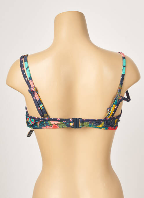 Haut de maillot de bain haut soutien-gorge emboitant haut soutien-gorge emboitant bleu YSABEL MORA femme
