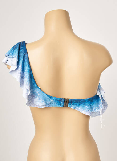 Haut de maillot de bain bleu PIHA femme