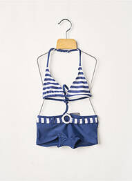 Maillot de bain 2 pièces stretch bleu SUN PROJECT fille