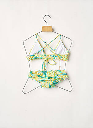 Maillot de bain 2 pièces stretch haut triangles vert RIO DE SOL femme