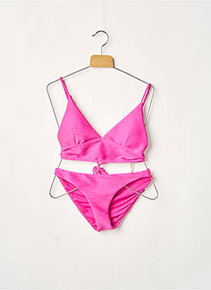 Maillot de bain 2 pièces stretch haut soutien-gorge moulé rose RIO DE SOL femme