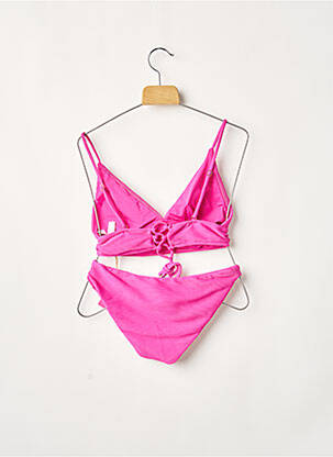 Maillot de bain 2 pièces stretch haut soutien-gorge moulé rose RIO DE SOL femme