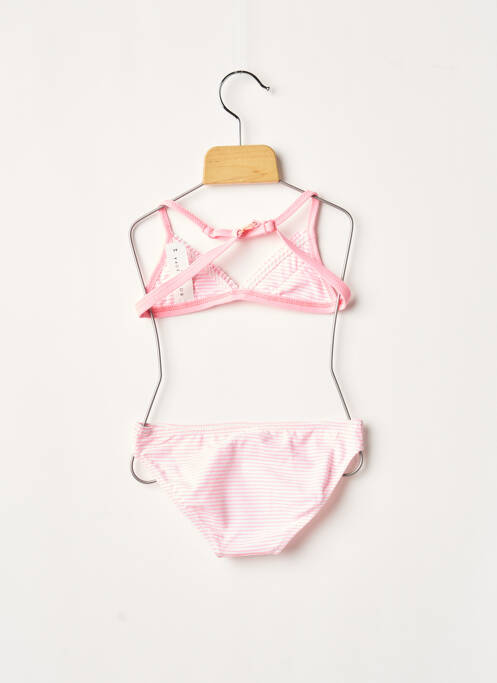 Maillot de bain 2 pièces rose BORABORA pour fille