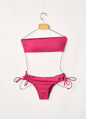 Maillot de bain 2 pièces stretch haut soutien-gorge moulé rose RIO DE SOL femme