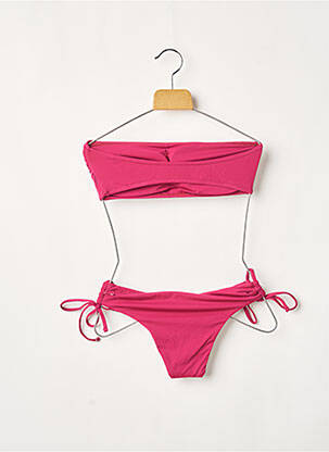 Maillot de bain 2 pièces stretch haut soutien-gorge moulé rose RIO DE SOL femme