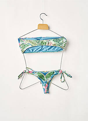 Maillot de bain 2 pièces stretch haut soutien-gorge moulé vert RIO DE SOL femme