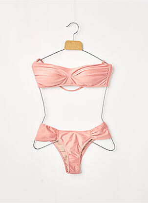 Maillot de bain 2 pièces stretch haut soutien-gorge moulé rose RIO DE SOL femme