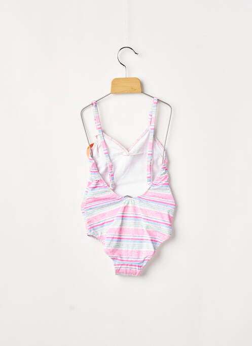 Maillot de bain 1 pièce rose BORABORA pour fille