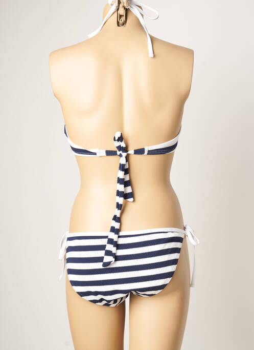 Maillot de bain 2 pièces bleu DAG ADOM pour femme