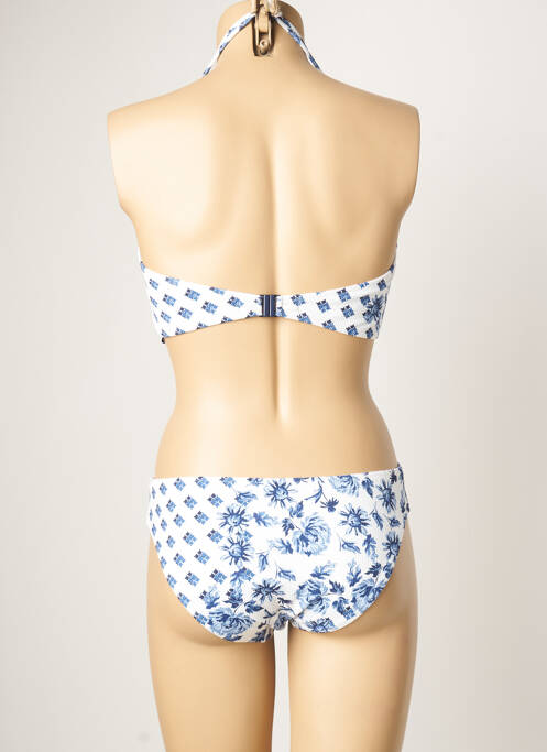 Maillot de bain 2 pièces bleu TESSY pour femme