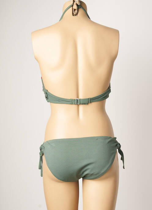 Maillot de bain 2 pièces vert DAG ADOM pour femme