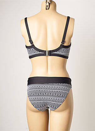 Maillot de bain 2 pièces stretch haut soutien-gorge emboitant noir SUN PLAYA femme