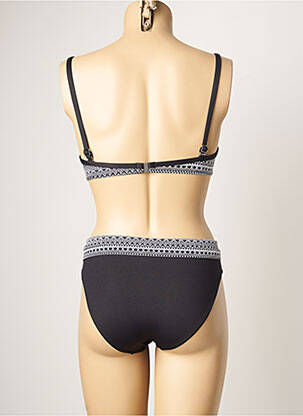 Maillot de bain 2 pièces stretch haut soutien-gorge emboitant noir SUN PLAYA femme