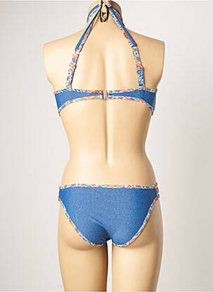Maillot de bain 2 pièces stretch bleu SUN PLAYA femme