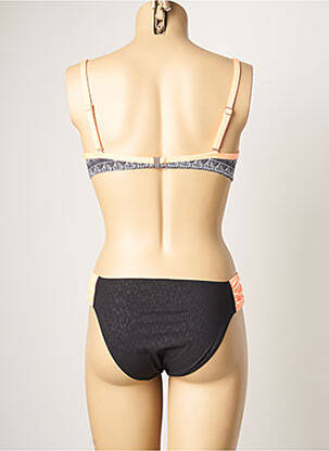 Maillot de bain 2 pièces stretch haut soutien-gorge emboitant noir SUN PLAYA femme