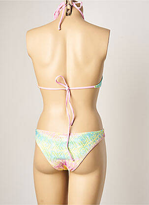 Maillot de bain 2 pièces stretch haut soutien-gorge moulé rose BORABORA femme
