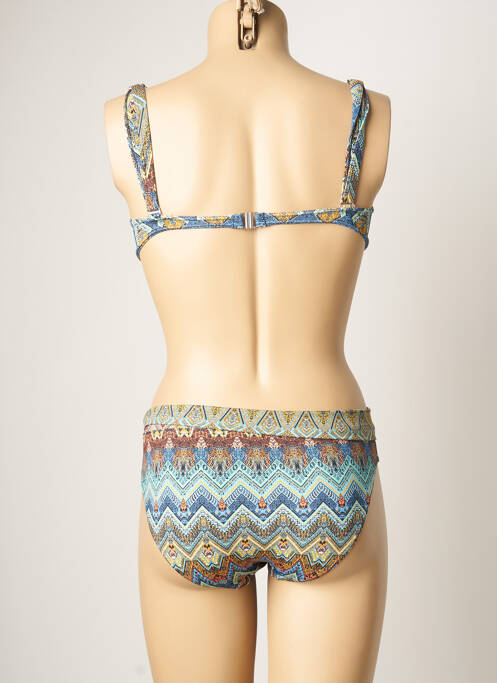 Maillot de bain 2 pièces bleu SUN PLAYA pour femme