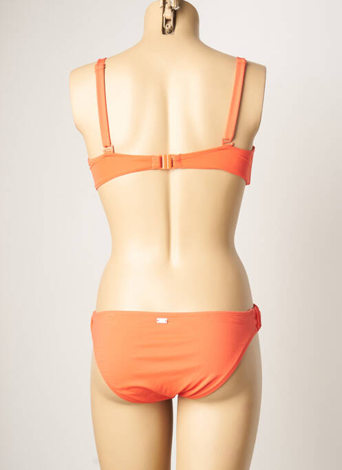 Maillot de bain 2 pièces orange CHERRY BEACH pour femme