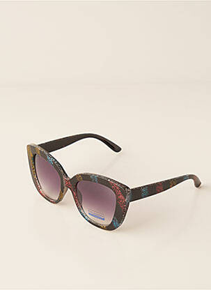Lunettes de soleil imprimé fantaisie noir CITY VISION EYEWEAR femme