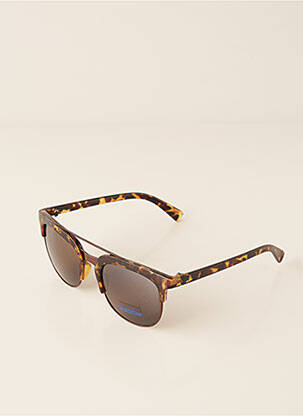 Lunettes de soleil imprimé fantaisie marron CITY VISION EYEWEAR femme
