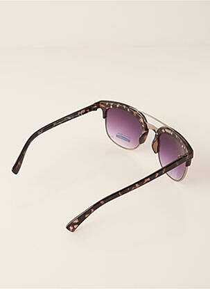 Lunettes de soleil imprimé fantaisie marron CITY VISION EYEWEAR femme