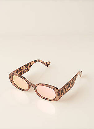 Lunettes de soleil imprimé fantaisie marron CITY VISION EYEWEAR femme