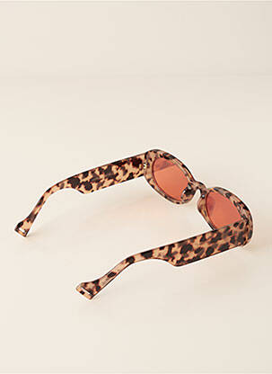 Lunettes de soleil imprimé fantaisie marron CITY VISION EYEWEAR femme