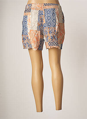 Short taille haute taille haute bleu LUCKY femme