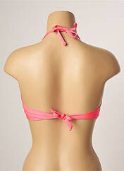 Haut de maillot de bain rose LIVIA pour femme seconde vue