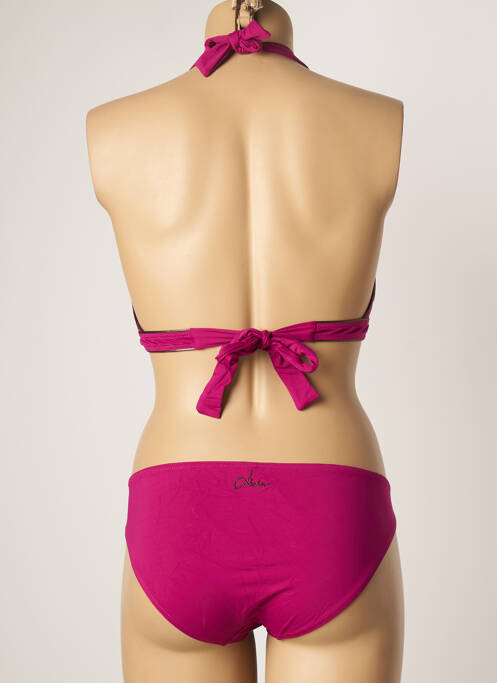 Maillot de bain 2 pièces rose LIVIA pour femme