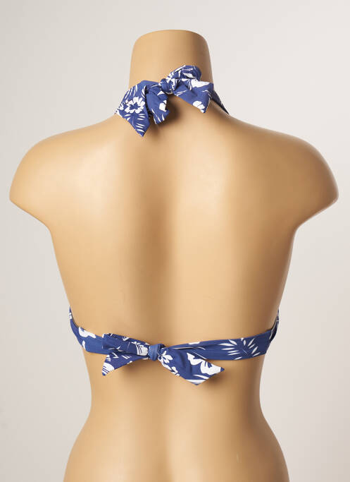 Haut de maillot de bain bleu KIWI pour femme