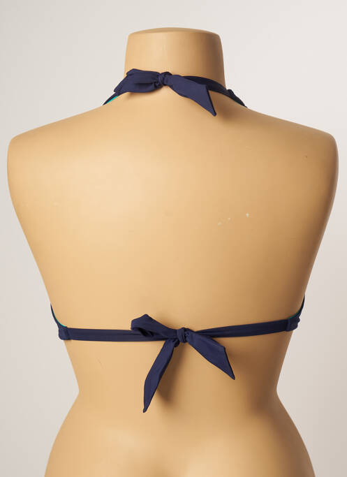 Haut de maillot de bain bleu KIWI pour femme