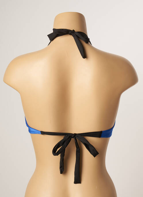 Haut de maillot de bain bleu LIVIA pour femme