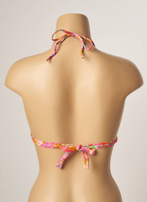 Haut de maillot de bain orange LIVIA pour femme