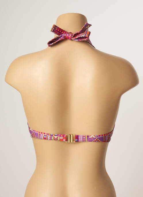 Haut de maillot de bain rose KIWI pour femme