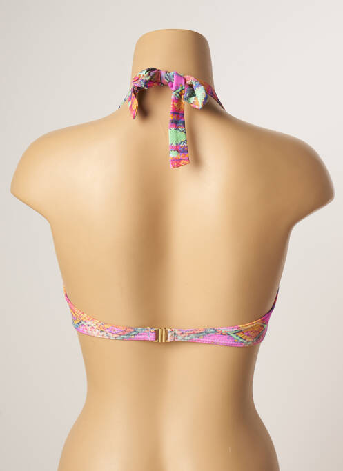 Haut de maillot de bain rose KIWI pour femme