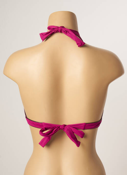 Haut de maillot de bain rose LIVIA pour femme