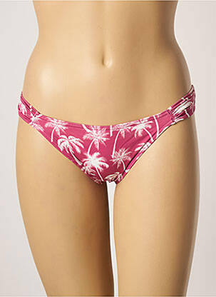 Bas de maillot de bain imprimé tie and dye culotte violet KIWI femme
