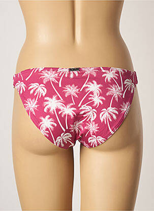 Bas de maillot de bain imprimé tie and dye culotte violet KIWI femme