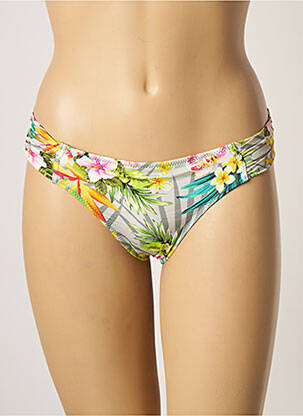 Bas de maillot de bain imprimé tie and dye culotte gris LOLITA ANGELS femme