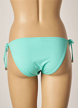 Bas de maillot de bain imprimé fantaisie bikini vert KIWI femme
