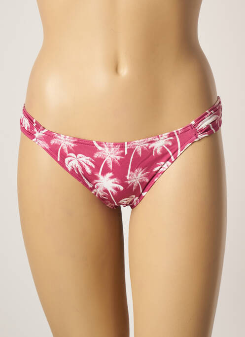 Bas de maillot de bain imprimé tie and dye culotte violet KIWI femme